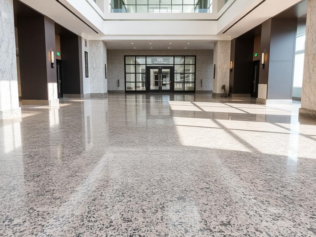 تبليط بهو تجاري