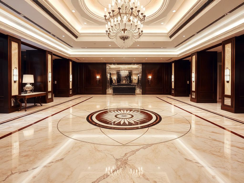 بهو فندقي رخامي